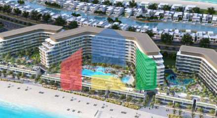 Luxury apartments by the sea on Blue Island