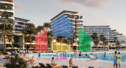 Luxury apartments by the sea on Blue Island