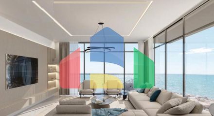 Квартира 2+1 с видом на море в Дубай Квартира 2+1 с видом на море в Дубай