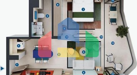 Квартира 2+1 в Дубай Квартира 2+1 в Дубай