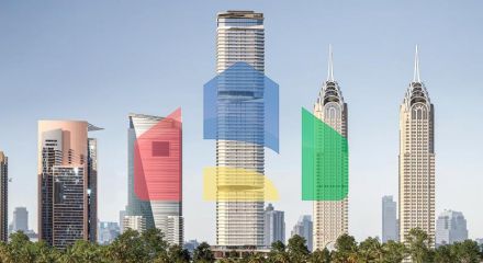 Квартира 4+1 с видом на море в Дубай