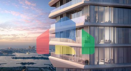 Квартира 4+1 с видом на море в Дубай