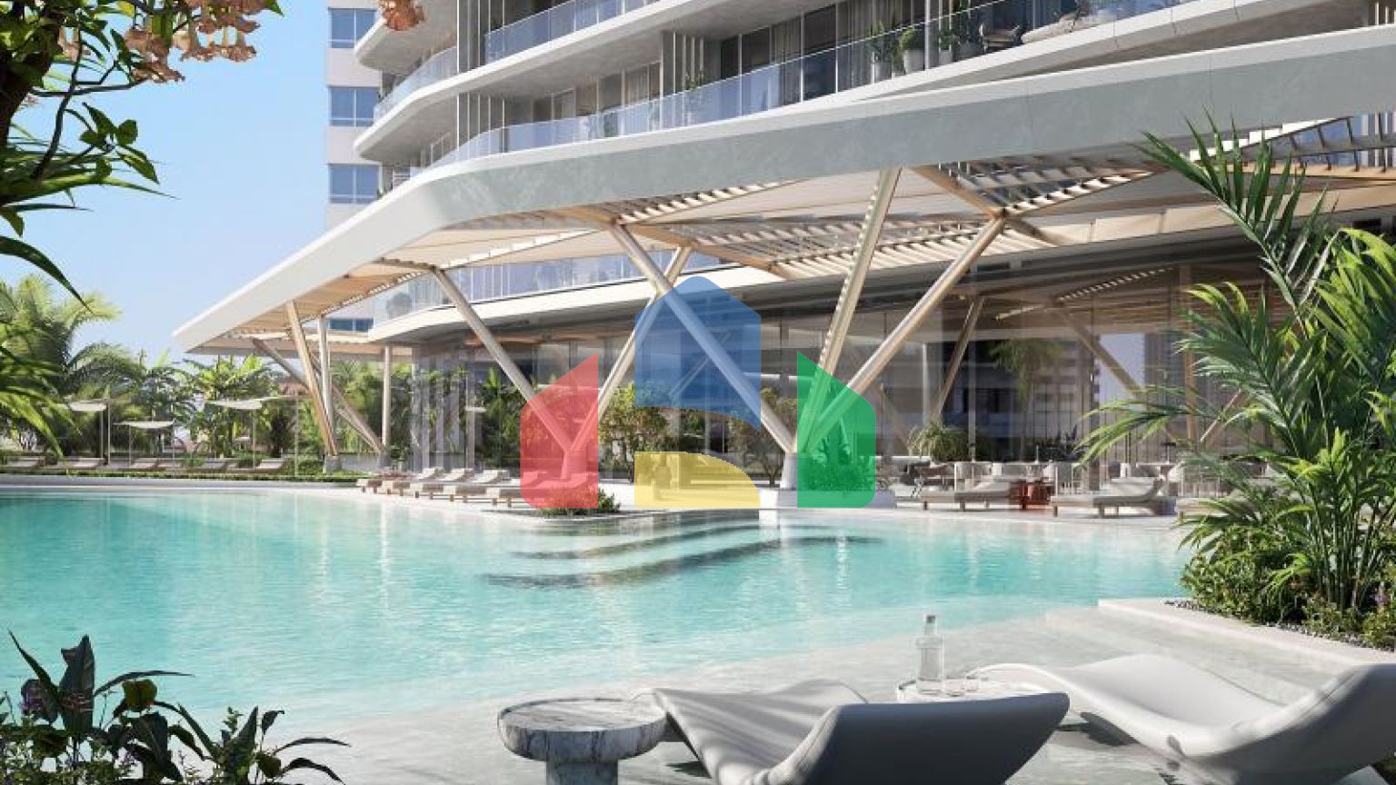 Квартира 4+1 с видом на море в Дубай