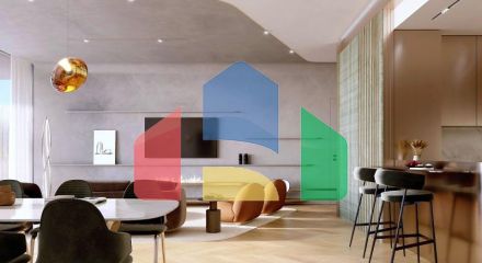 Квартира 4+1 с видом на море в Дубай