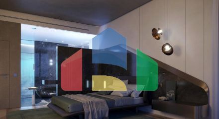 Квартира 4+1 с видом на море в Дубай