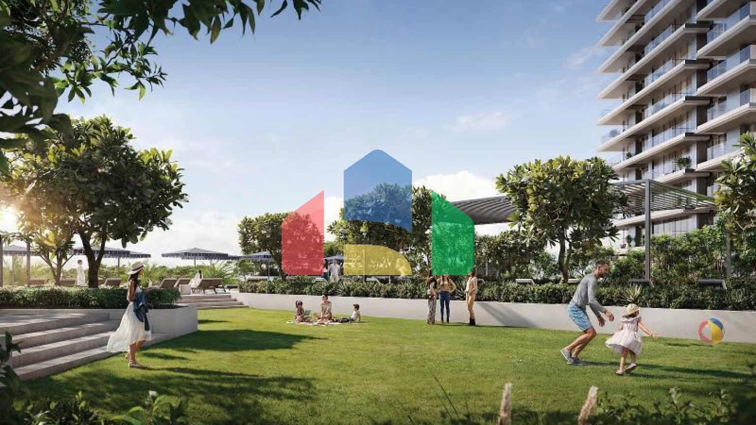 Квартира 2+1 с видом на море в Дубай