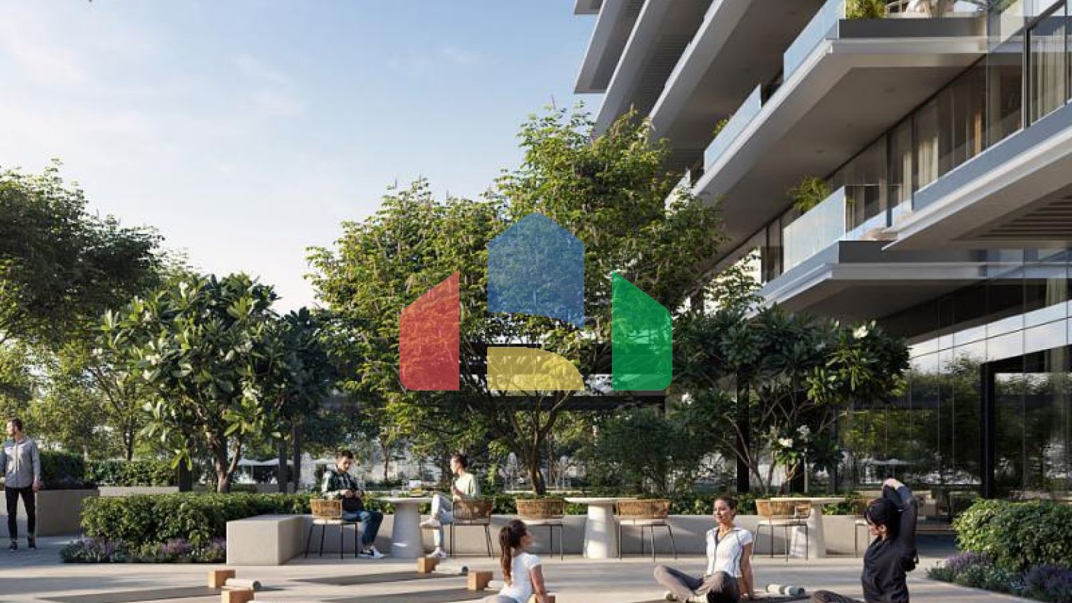 Квартира 2+1 с видом на море в Дубай