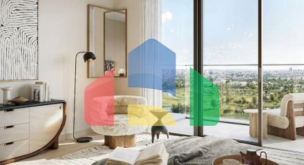 Квартира 2+1 с видом на море в Дубай