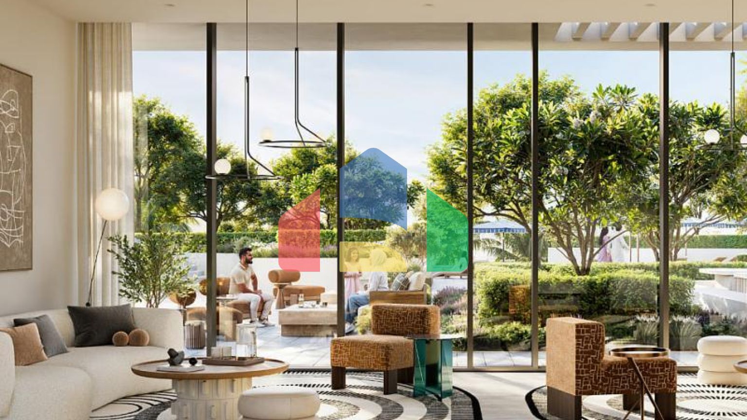 Квартира 2+1 с видом на море в Дубай