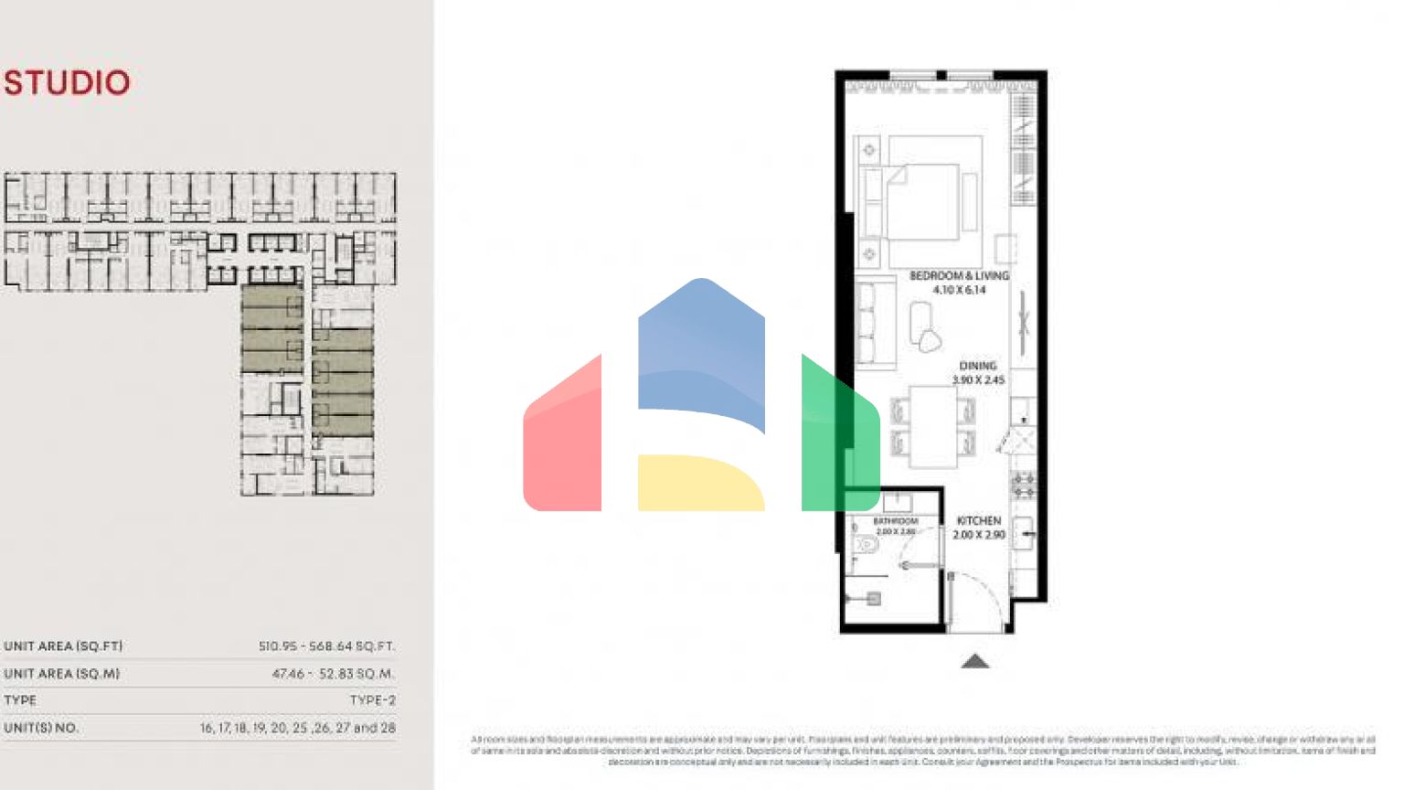 Квартира 2+1 в Дубай