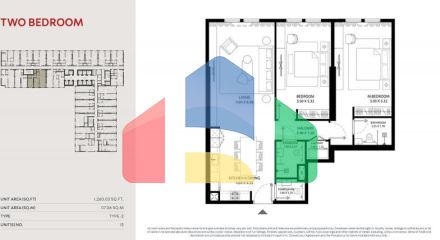 Квартира 2+1 в Дубай