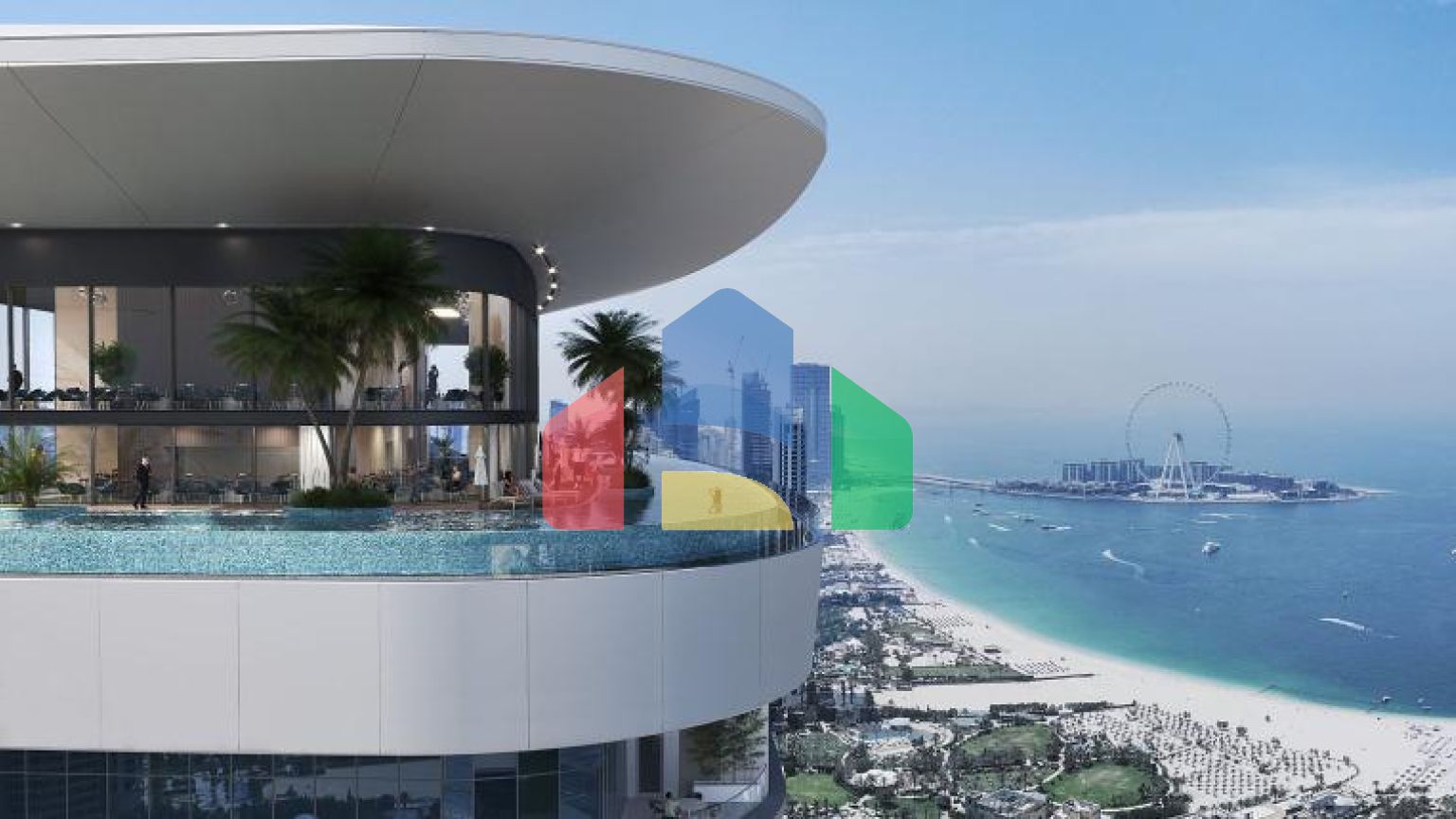 Квартира 5+1 с видом на море в Дубай