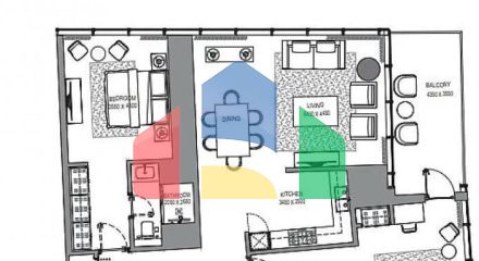 Квартира 5+1 с видом на море в Дубай Квартира 5+1 с видом на море в Дубай