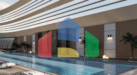 Квартира 1+1 с видом на море в Дубай