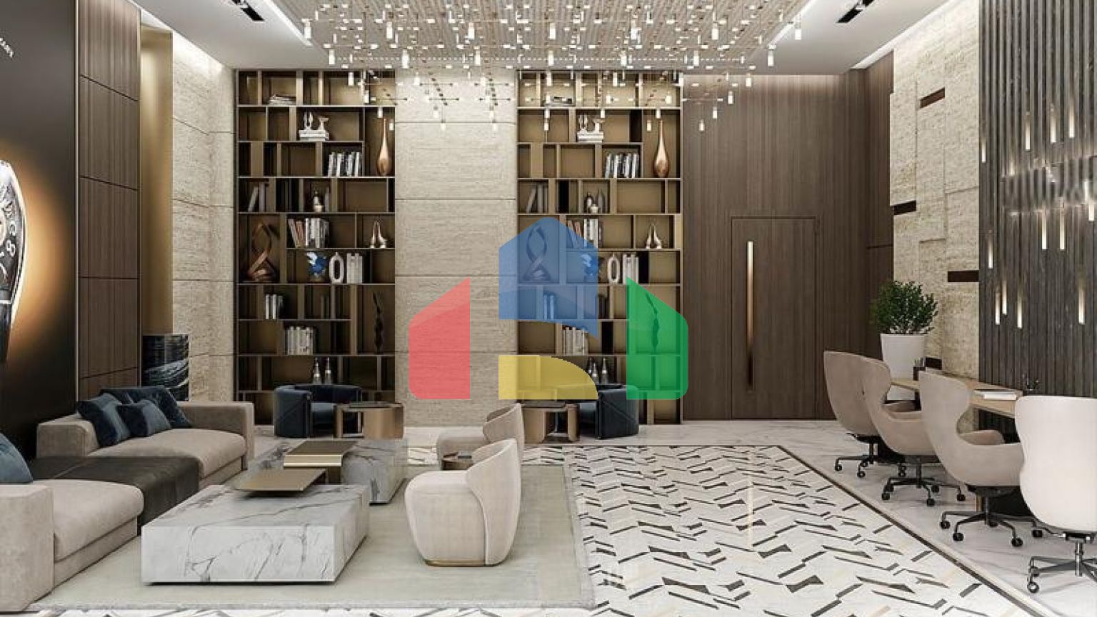 Квартира 1+1 с видом на море в Дубай