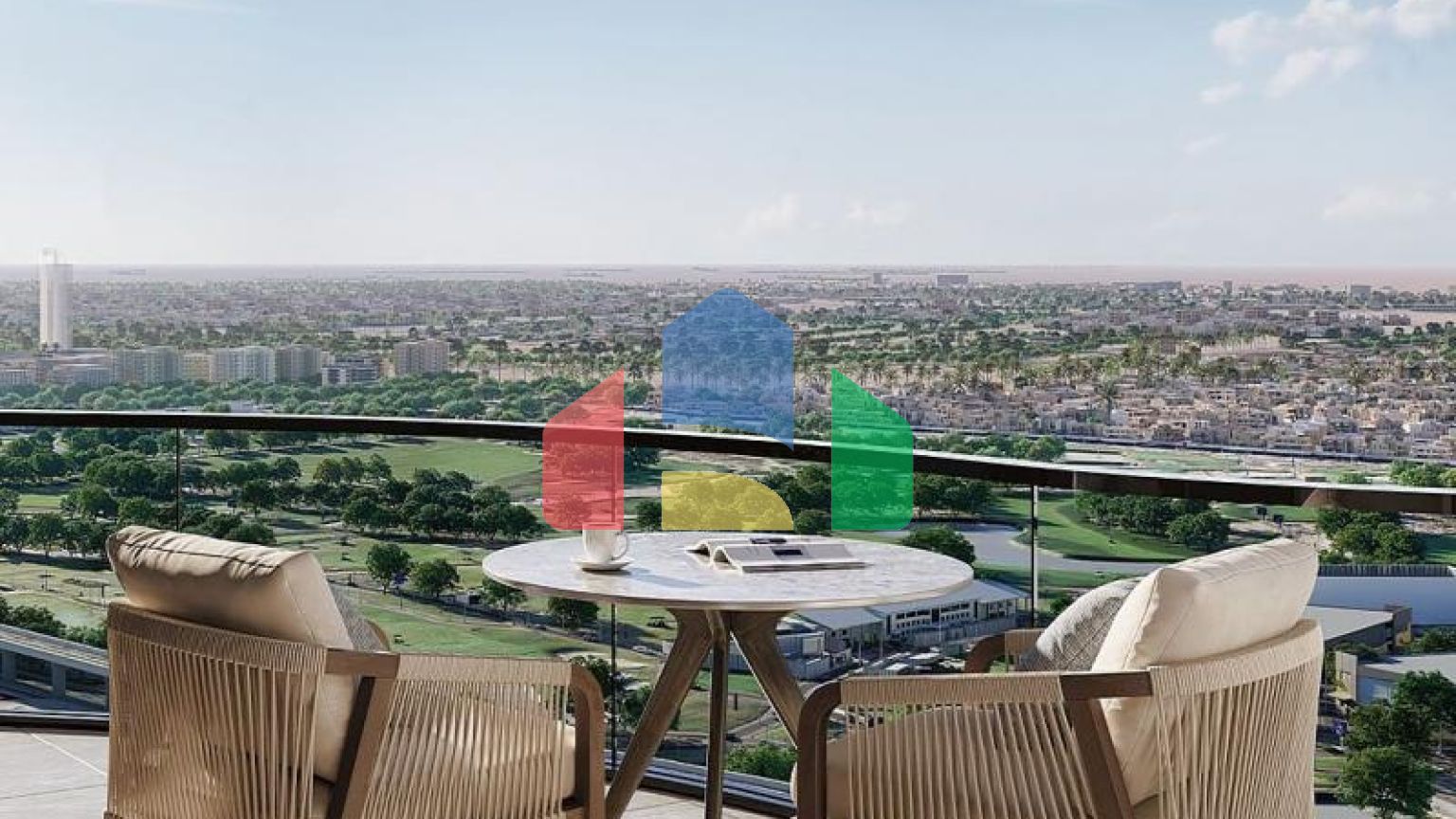 Квартира 1+1 с видом на море в Дубай