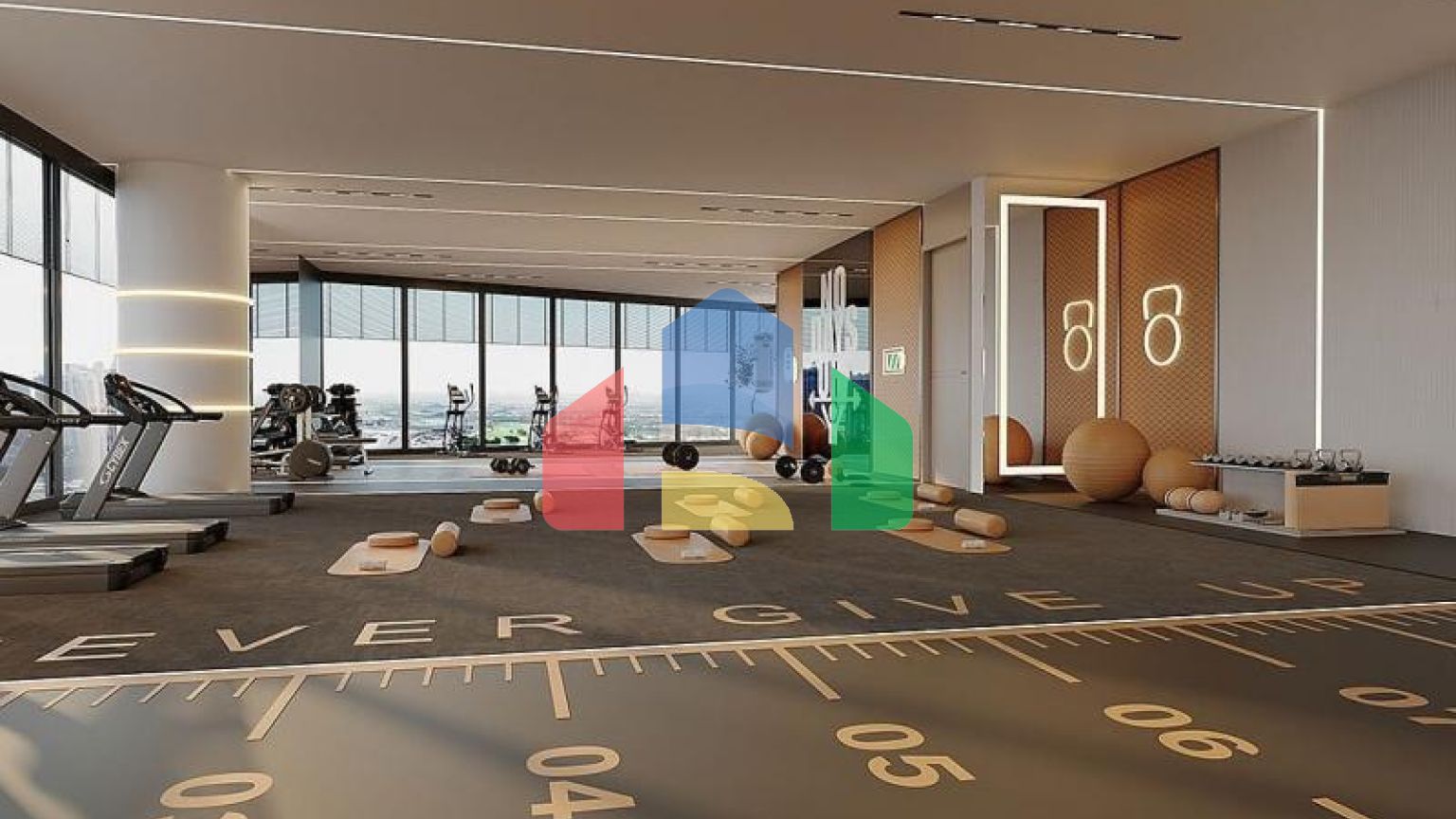 Квартира 1+1 с видом на море в Дубай