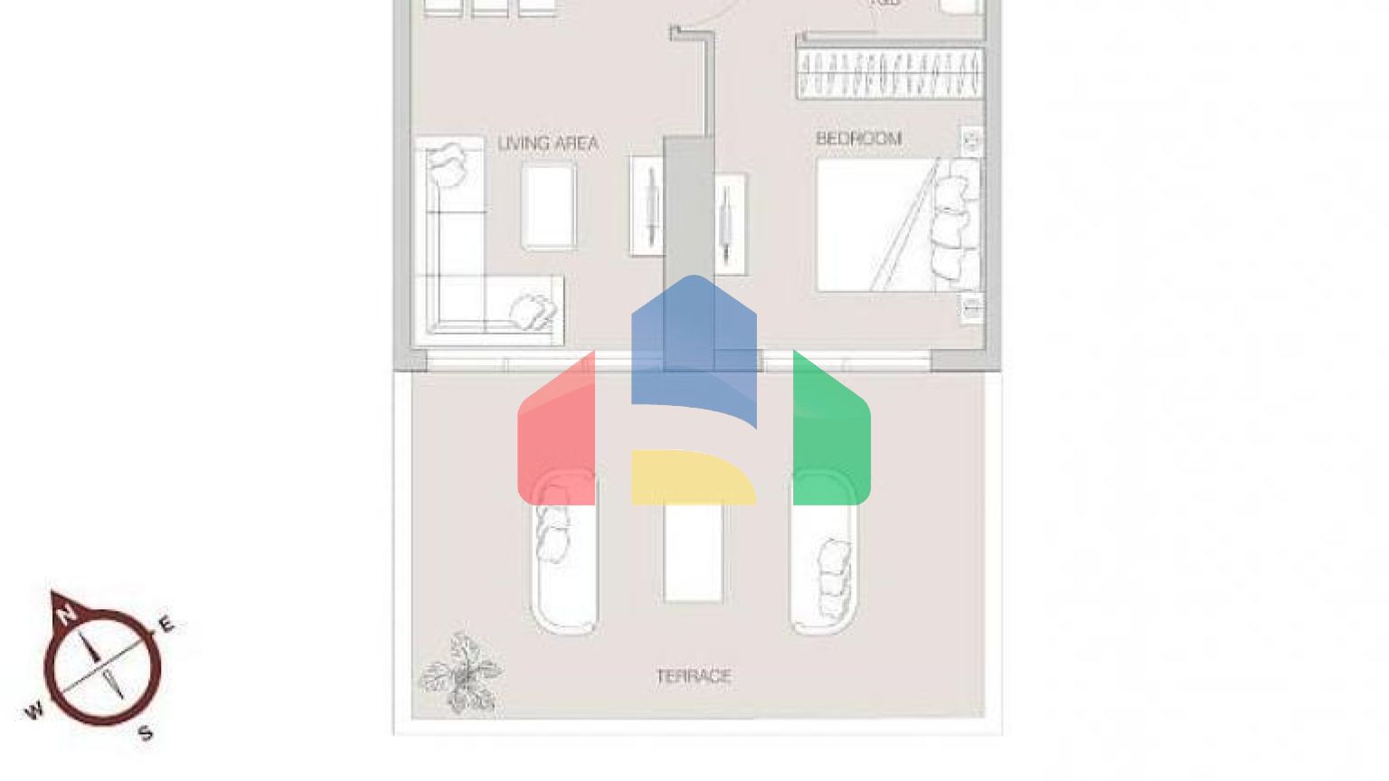 Квартира 1+1 в Дубай