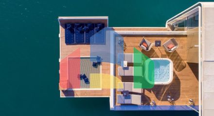 Вилла 2+1 с видом на море в Дубай