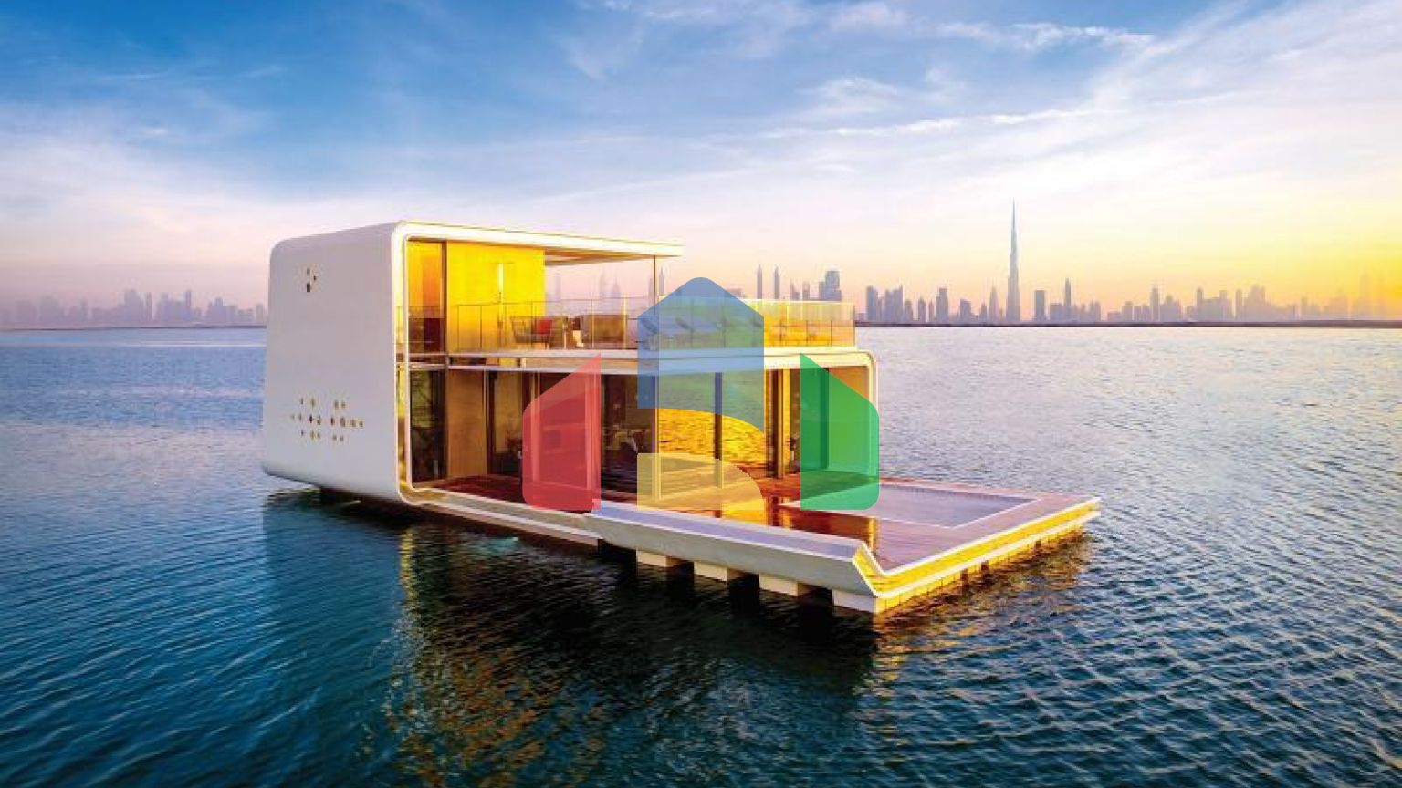 Вилла 2+1 с видом на море в Дубай