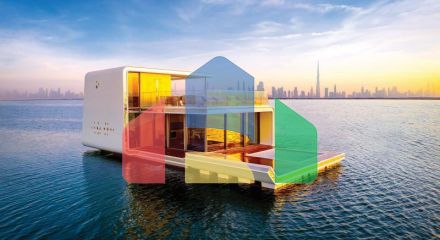 Вилла 2+1 с видом на море в Дубай