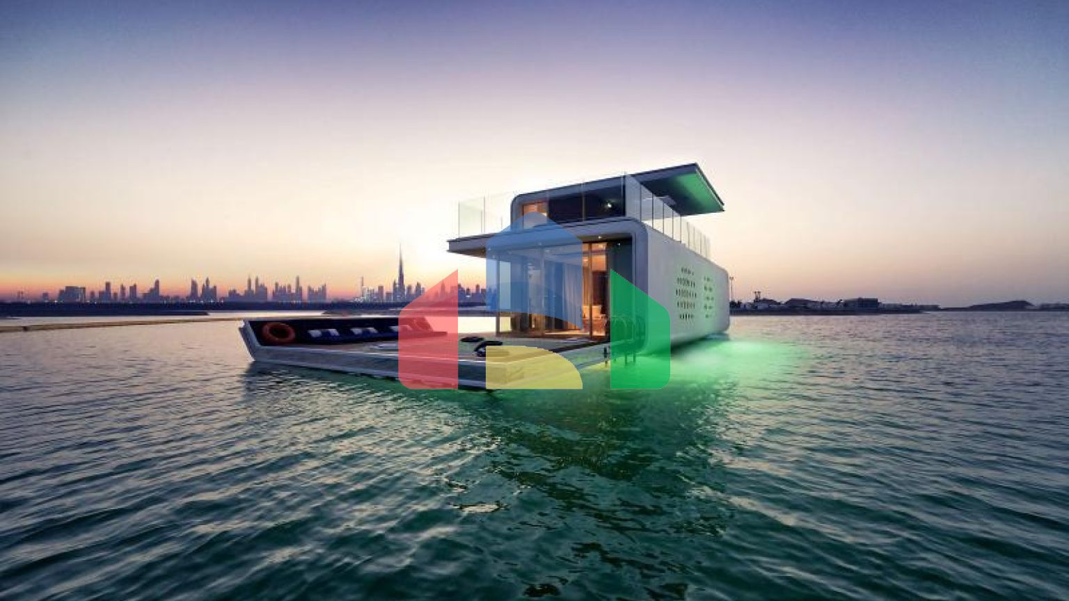 Вилла 2+1 с видом на море в Дубай