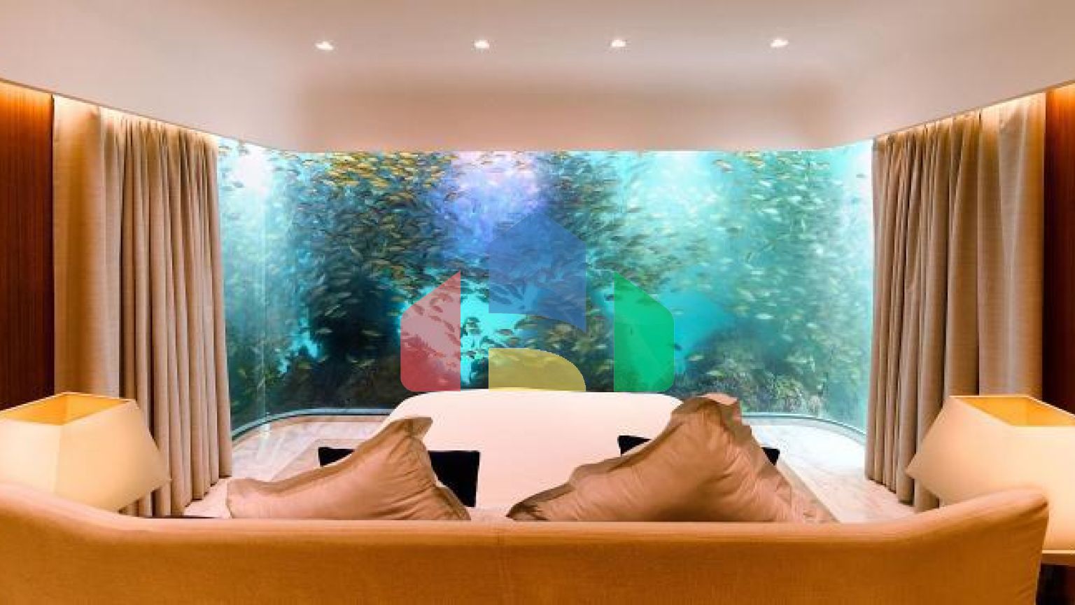 Вилла 2+1 с видом на море в Дубай