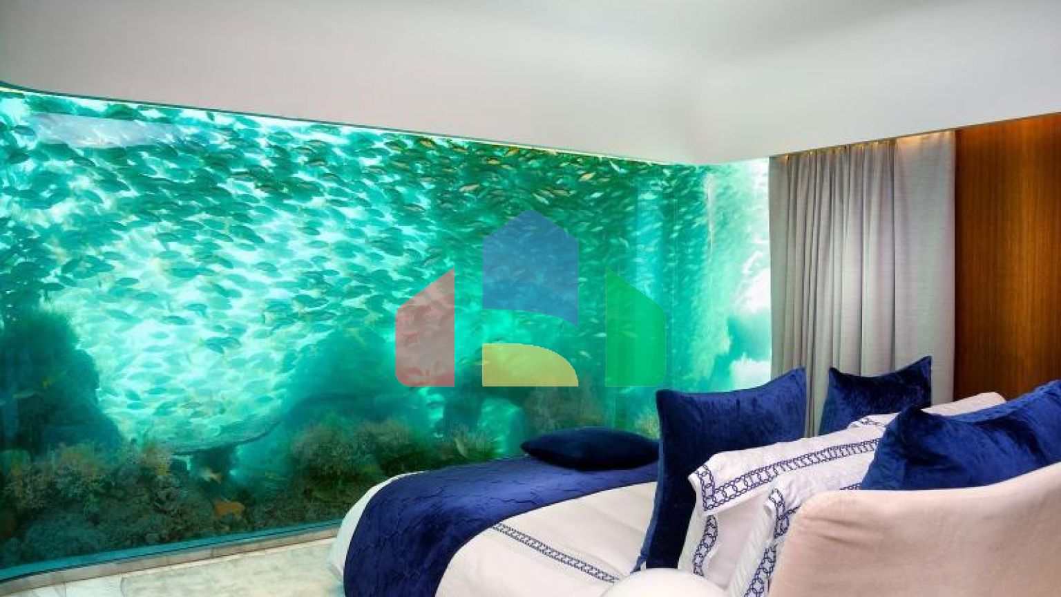 Вилла 2+1 с видом на море в Дубай