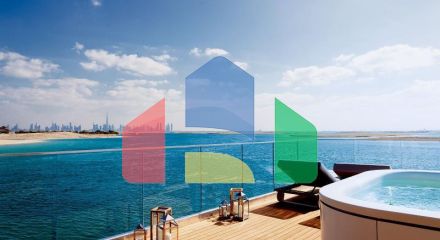 Вилла 2+1 с видом на море в Дубай