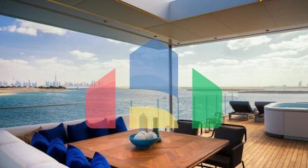 Вилла 2+1 с видом на море в Дубай