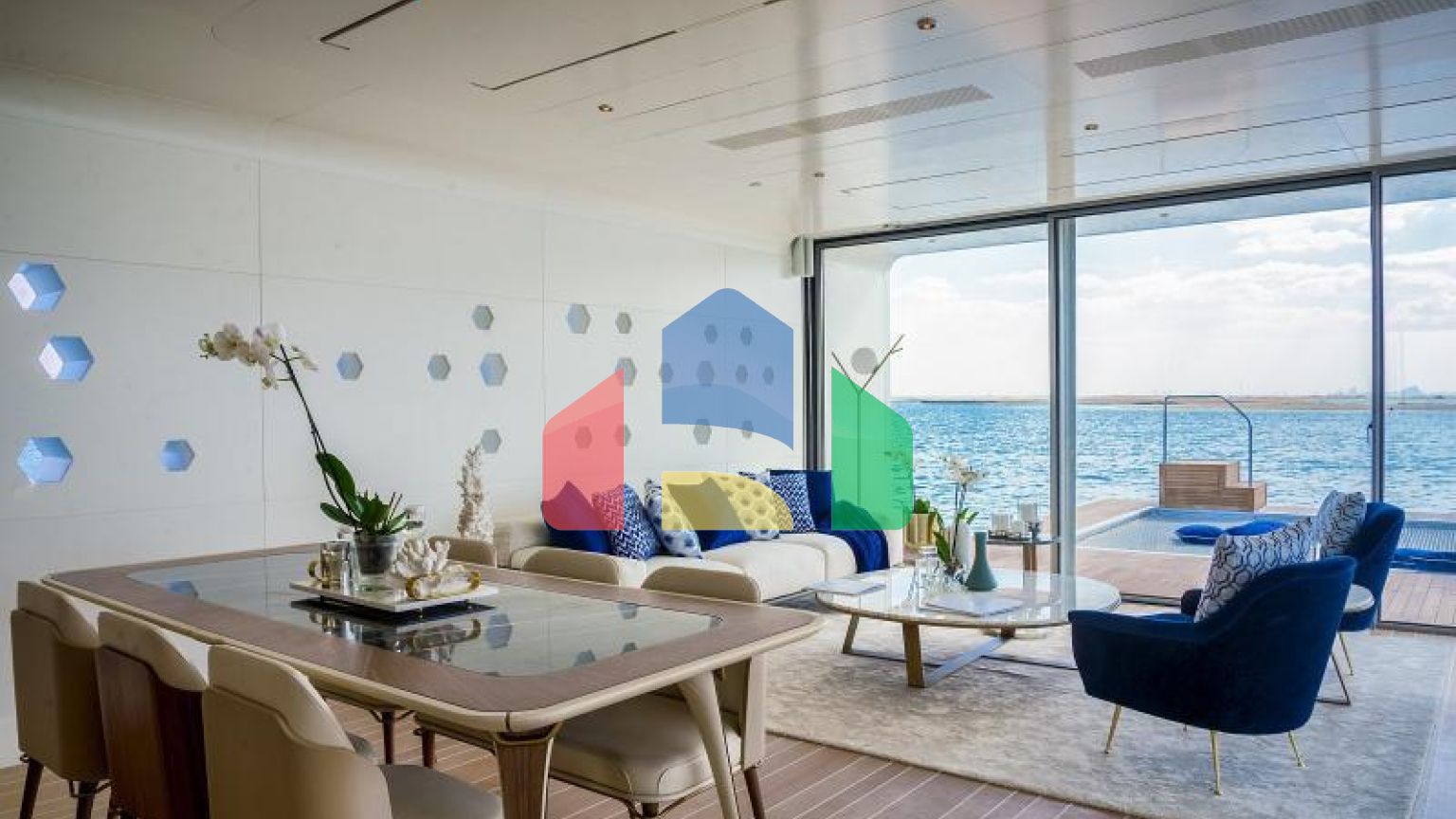 Вилла 2+1 с видом на море в Дубай