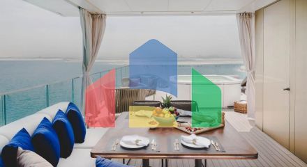 Вилла 2+1 с видом на море в Дубай