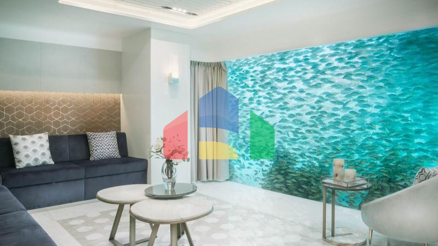 Вилла 2+1 с видом на море в Дубай