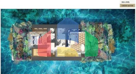 Вилла 2+1 с видом на море в Дубай