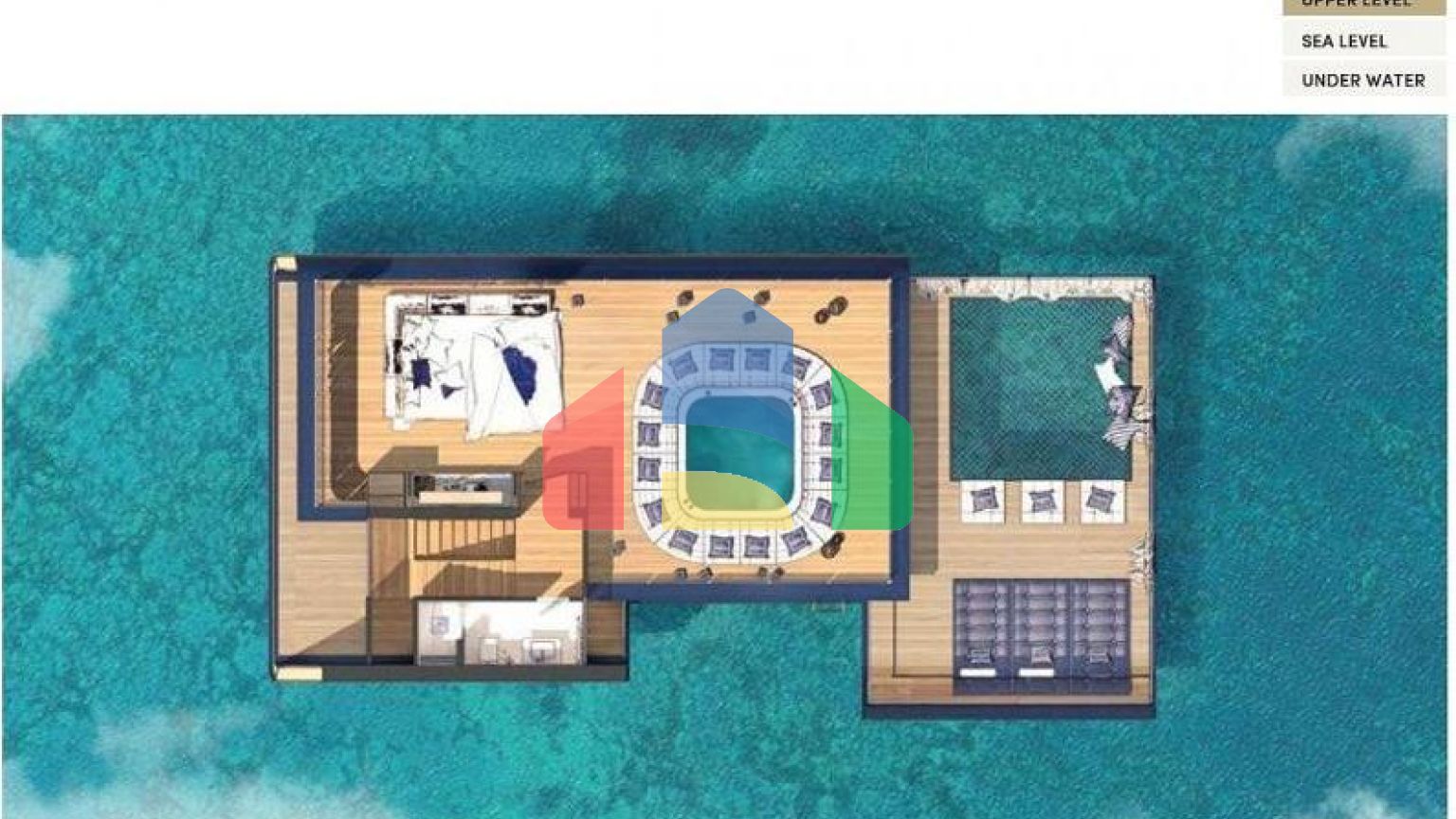 Вилла 2+1 с видом на море в Дубай