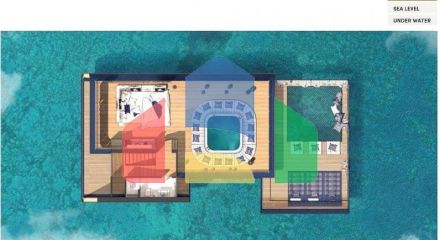 Вилла 2+1 с видом на море в Дубай