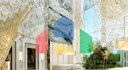 Квартира 2+1 с видом на море в Дубай