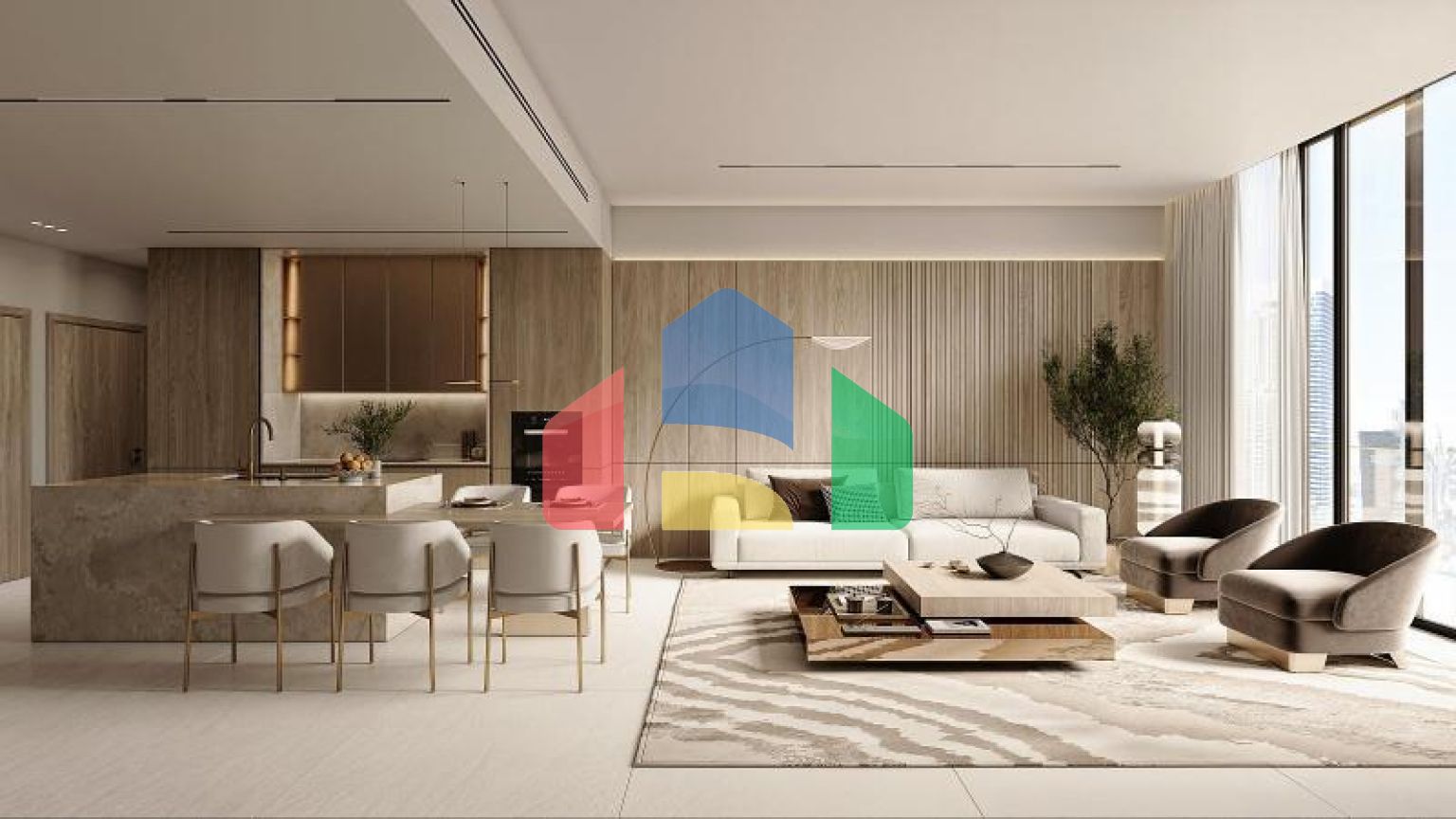 Квартира 2+1 в Дубай