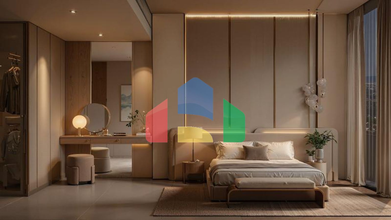 Квартира 2+1 в Дубай