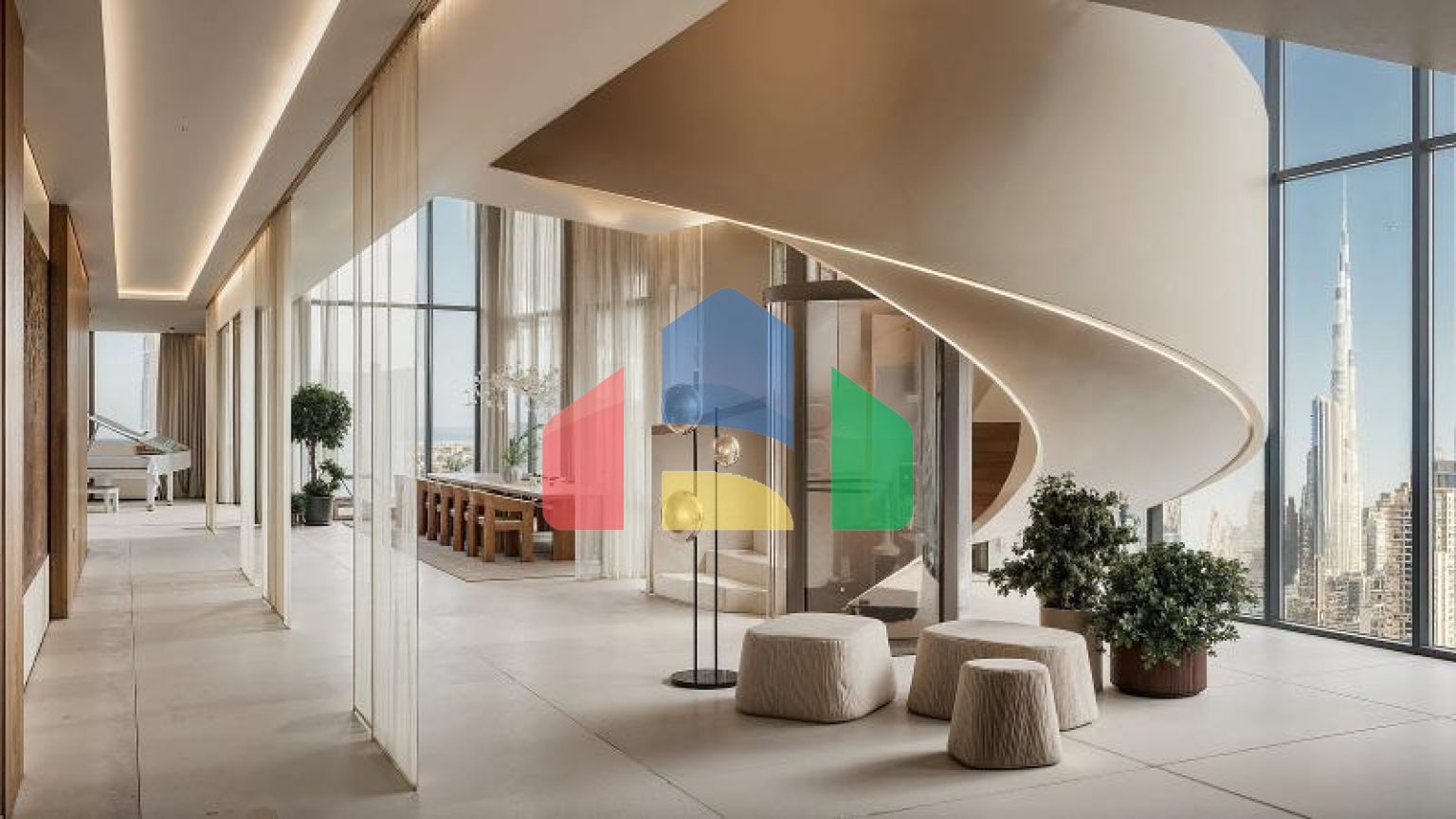 Квартира 2+1 в Дубай