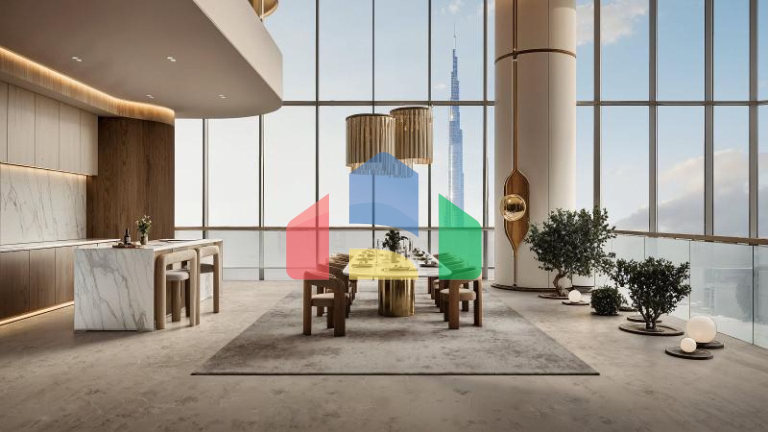 Квартира 2+1 в Дубай