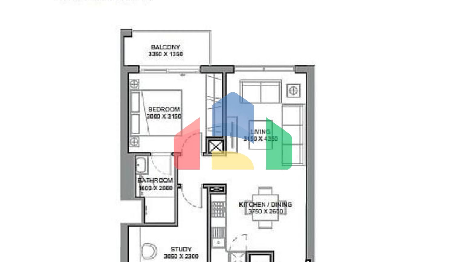 Квартира 1+1 в Дубай