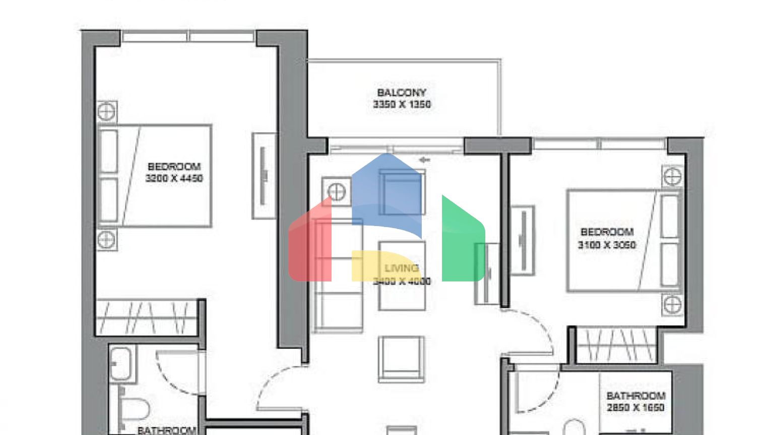 Квартира 1+1 в Дубай