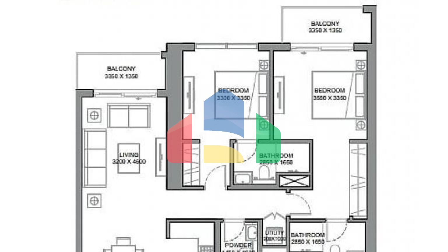Квартира 1+1 в Дубай