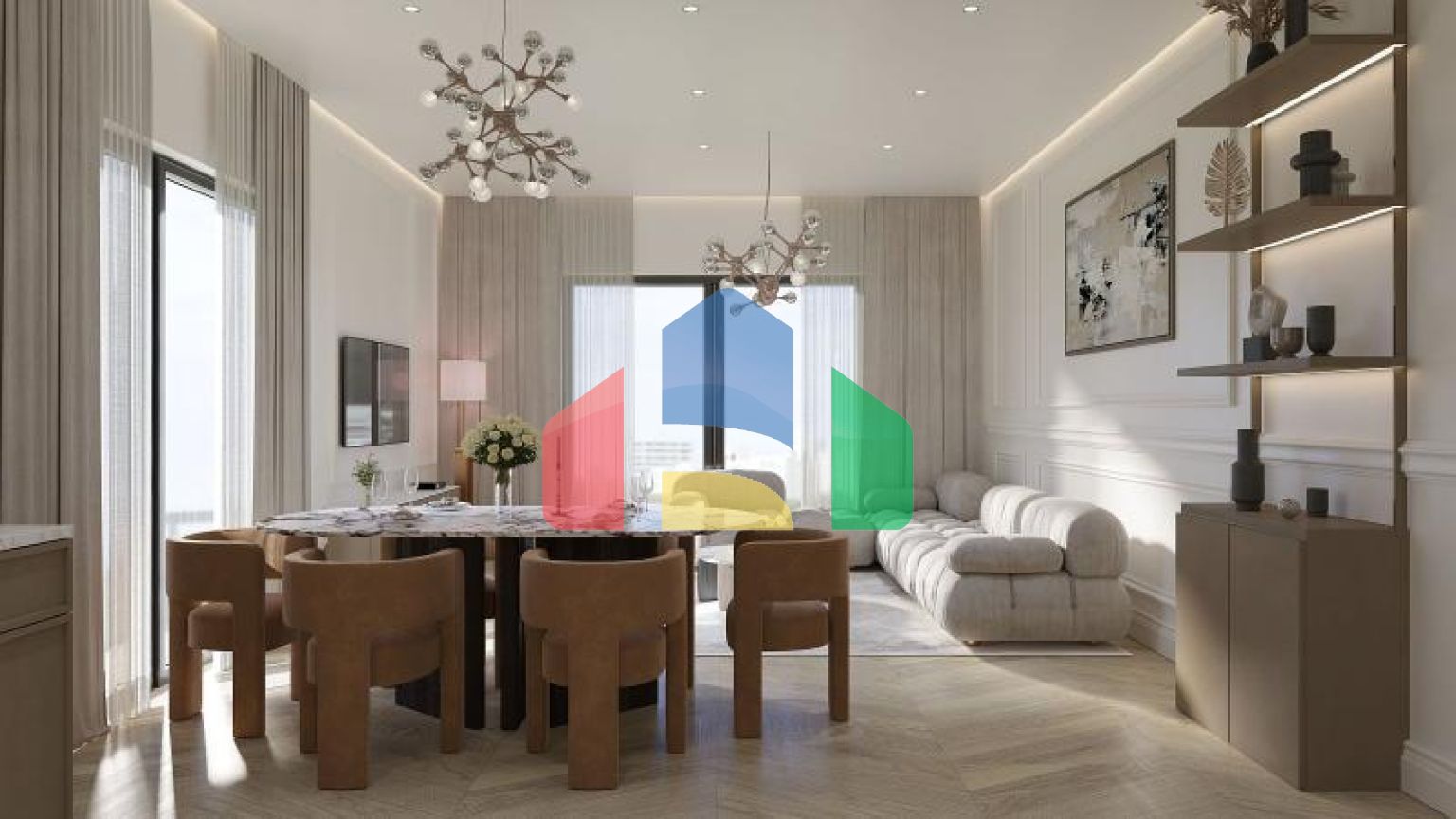 Квартира 2+1 в Дубай