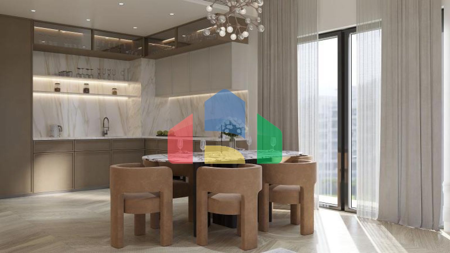 Квартира 2+1 в Дубай