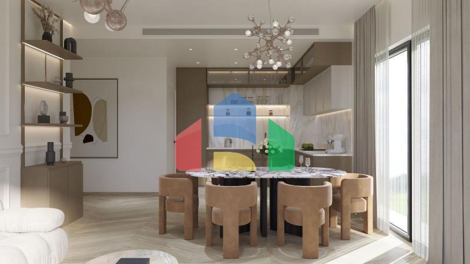 Квартира 2+1 в Дубай