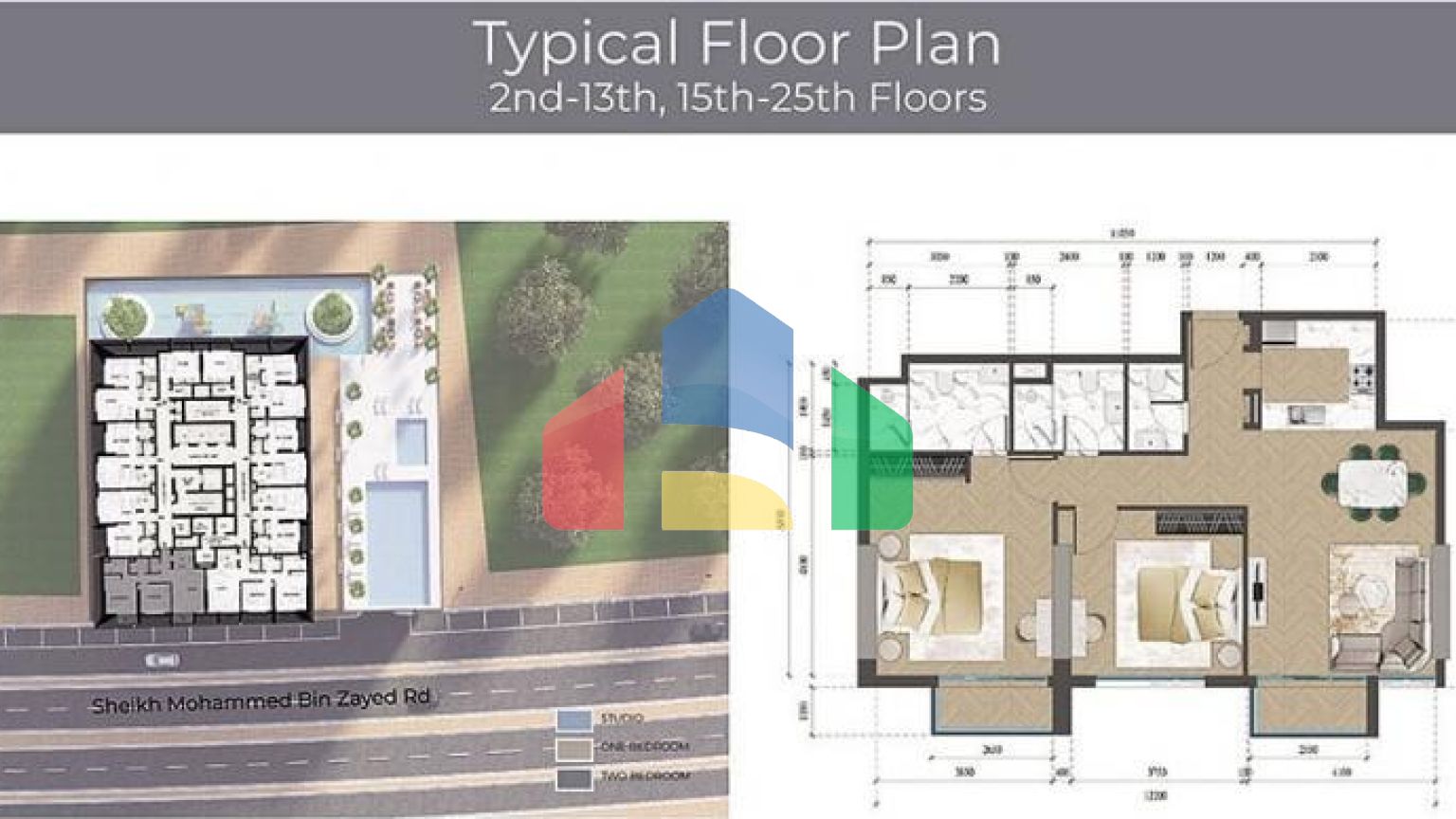 Квартира 2+1 в Дубай