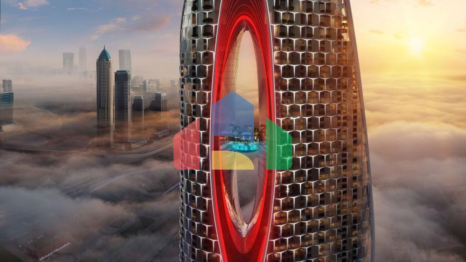 Квартира 2+1 с видом на море в Дубай