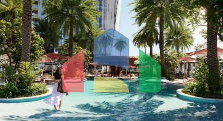 Квартира 2+1 с видом на море в Дубай